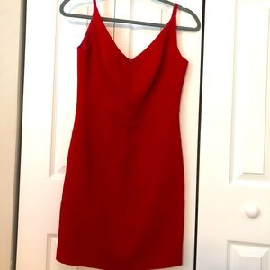Black Halo Red Sheath mini dress size 4